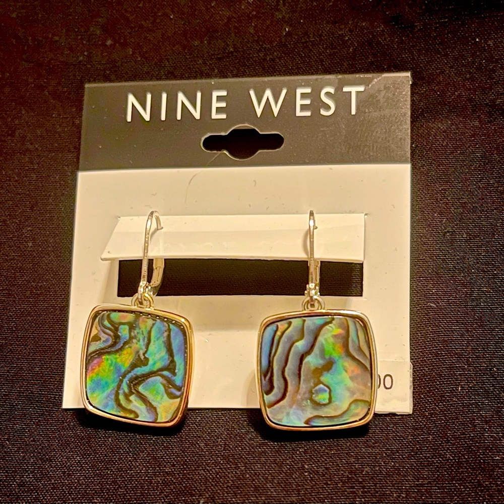Faux Abalone earrings